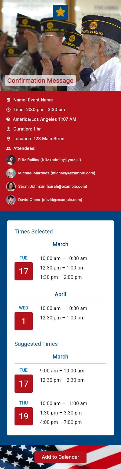 American Legion template preview 3