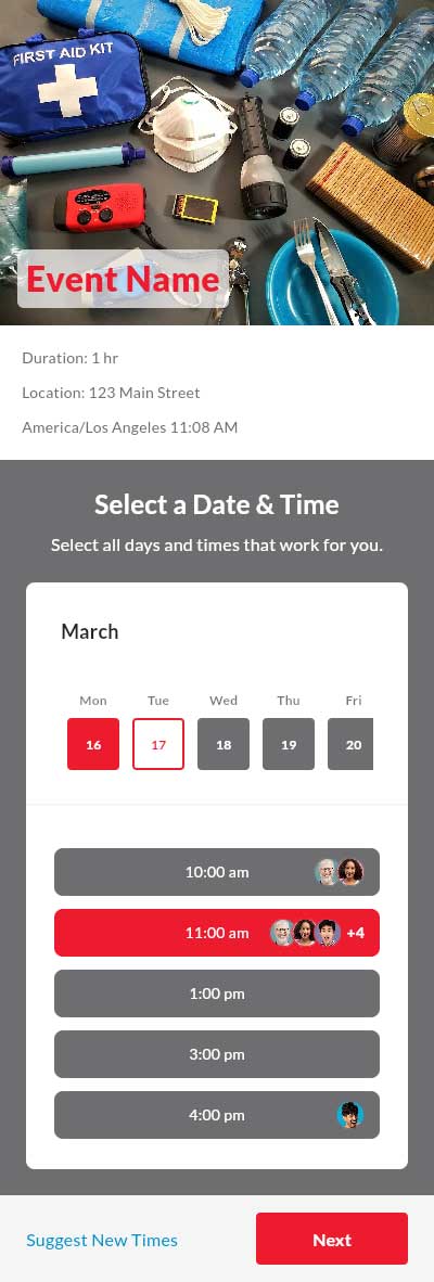 American Red Cross template preview 1