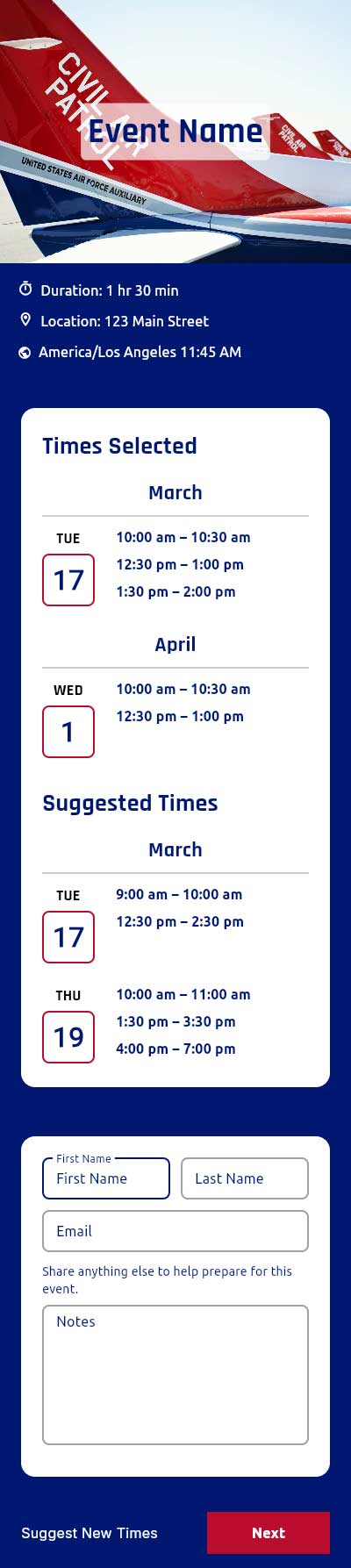 Civil Air Patrol template preview 2