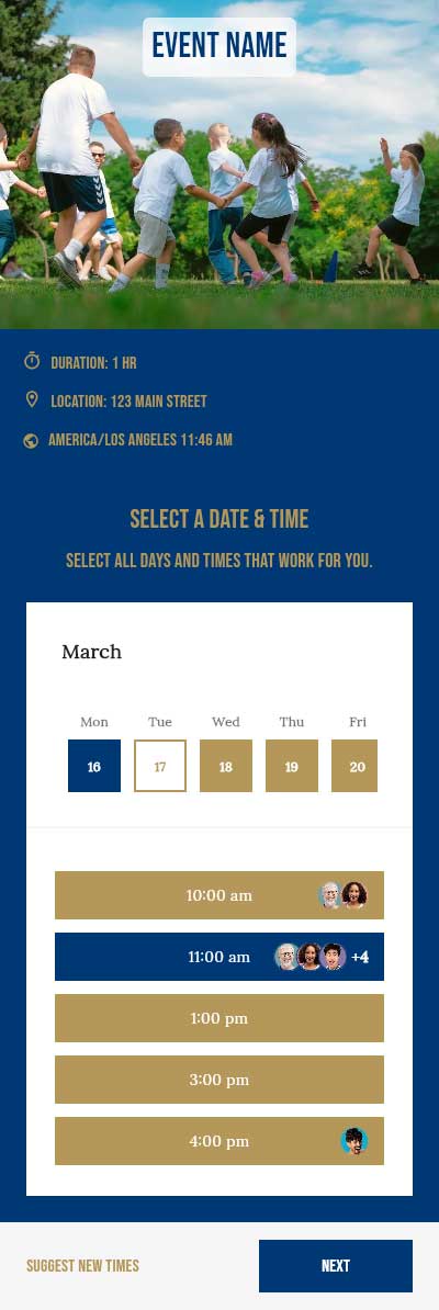Kiwanis International template preview 1